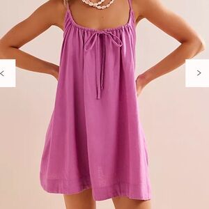 Never Worn Free People Pink Mini Dress